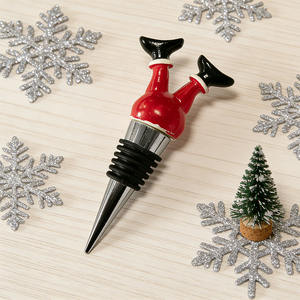 Bouchon de <span class=keywords><strong>vin</strong></span> réutilisable en métal <span class=keywords><strong>rouge</strong></span> Santa's Ass, étanche et sous vide, pour garder <span class=keywords><strong>le</strong></span> <span class=keywords><strong>vin</strong></span> frais - Product Image 2