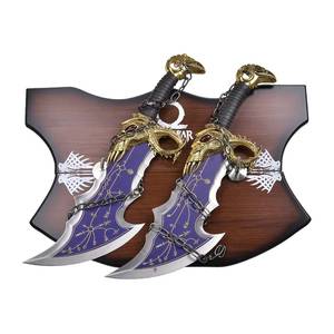 Réplica de Arma de Metal de Tamaño Real de God of War Ragnarok, Espadas del Caos de Kratos, Acero Real para Coleccionistas, 21 Pulgadas - Product Image 6
