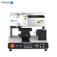MAGIC-E7 bureau 4 axes plat rotatif nom plaque bijoux verre cnc gravure et découpe fraiseuse pour métal et plastique