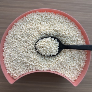 Casco de partículas vírgenes blancas de alta calidad, gránulos Vigin ABS, materiales de resina plástica de ingeniería, gran oferta de China para fibra - Product Image 1