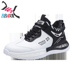 Chaussures de sport décontractées à semelle épaisse pour jeunes, respirantes avec doublure en maille, antidérapantes pour le quotidien au printemps et en automne – Vente en gros - Product Image 2