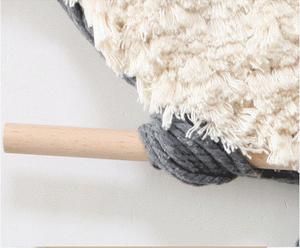 <span class=keywords><strong>Tapisserie</strong></span> <span class=keywords><strong>de</strong></span> cordes en coton hibou blanc, tenture murale tissée, macramé, décoration pour la maison, pour enfant - Product Image 4