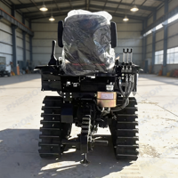 Cultivateur rotatif compact de haute qualité 35 CV sur chenilles en caoutchouc, autopropulsé, pour vergers et serres