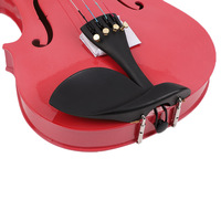 Wholesale Factory Made Solid Wood Polished Violin with Multi Colors Available, High Quality Musical Instrument for Practice