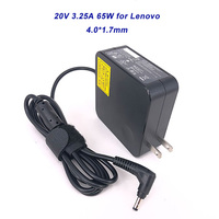4.0*1.7 20V 3.25A 65W AC chargeur pointe ronde alimentation adaptateur secteur pour Lenovo IdeaPad 330-14 15 330-17 510-15 330s-14 Flex 6-14