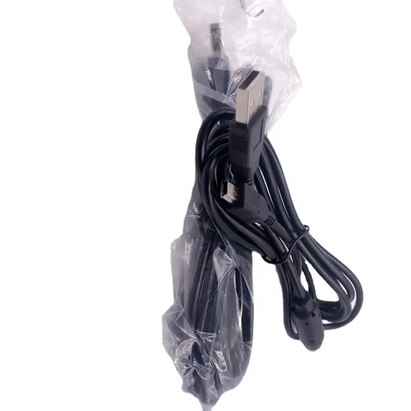 Schwarz 1,8 m Ladekabel Mini 5Pin USB-Ladekabel Laden für Sony Playstation PS3 Wireless Controller mit Magnet ring