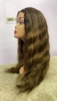 Perruque longue en cheveux humains naturels indiens Remy, base en dentelle HD, toutes les couleurs, densité 130%-180%