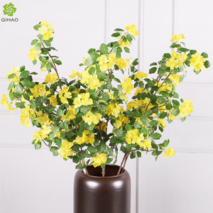 Flor Artificial de Flor de Albaricoque Grande, 113.5cm de Altura, Simulación de Seda, Decoración para Bodas - Product Image 5