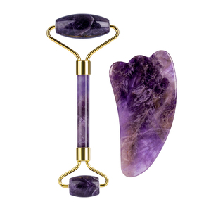 Hot Selling Beauty Facial Massage Rose <b>Jade</b> <b>Roller</b> for Face with Box - Product Image 4