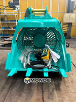 MONDE Godet de criblage rotatif pour excavatrice, vente directe usine, godet de criblage en stock