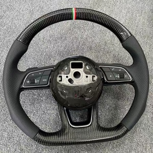 <span class=keywords><strong>Volante</strong></span> de fibra de carbono para <span class=keywords><strong>Audi</strong></span> B9 A3 <span class=keywords><strong>A4</strong></span> A5 RS3 S4 RS5 S3 S4 S5 A6 A7 A8 Q5 Q7 Q8 TT R8 S6 RS6 RS7 S7 B8.5 B8 - Product Image 6