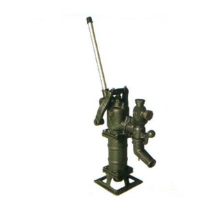 Pompe à eau centrifuge manuelle, construction en acier, 1 CV, commande manuelle - Product Image 2