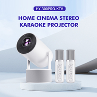 Projecteur Topleo 4k android 11 avec karaoké hy300 pro ktv data show projecteur cinéma mini projecteur 4k portable intelligent
