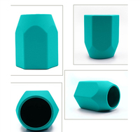 Porte-crayon en silicone avec logo personnalisé, pour bureau, papeterie, 100 pièces