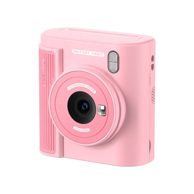 Cute Instant Print Camera P99 for Kids Christmas Gift Toy with Thermal Paper, Music Play & Creative Filters for Boys, Girls
