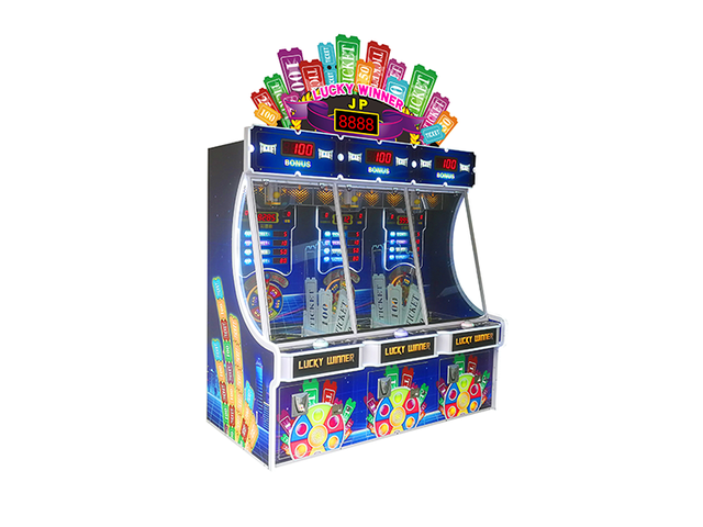 Lucky Winner Coin-operated Metal Game Machine with 1 Year Warranty English Language