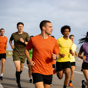 QUICKSHOW RUDOLF 100g Kaos Lari Cepat Kering Menyerap Keringat Bernapas Pakaian Olahraga Atasan Santai Kaos Olahraga <span class=keywords><strong>Unisex</strong></span> - Product Image 4