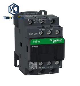 คอนแทคเตอร์ TeSys D รุ่น LC1D09Q7 AC 3 เฟส 50/60Hz ซีรีส์ LC1D09 9A 60HP ที่ 440VAC3 คอยล์ NO 380VAC สำหรับระบบอัตโนมัติในอุตสาหกรรม - Product Image 1