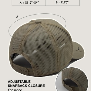 <b>Khaki</b> Mesh <b>Baseball</b> <b>Cap</b> Breathable Summer 6/5 Panel Quick-Drying Outdoor Sports Custom Logo Sporty <b>Caps</b> Men - Product Image 3