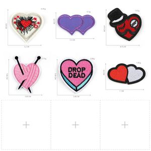 NODA Factory Wholesale Iron on Embroidery Various Kind of love Heart Patch for Clothing - Product Image 5
