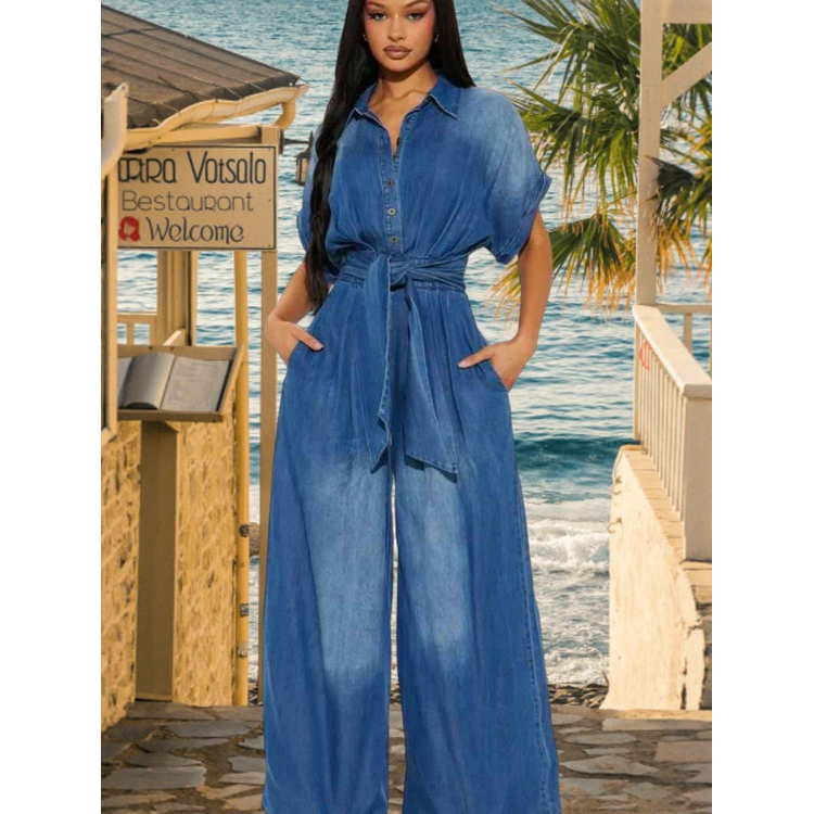 Combinaison Sans Manches Pour Femme, Salopette Femme Large Jumpsuit À Bretelles Dos Nu Pour Combishort Jambes Larges Barboteuse Léger Spaghetti Pantalon Loose Combi Femmes Avec Poches