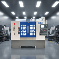 Centre d'usinage vertical CNC LEYO VMC 1160 avec commande Fanuc 3 axes, broche BT40 haute précision et 24 outils