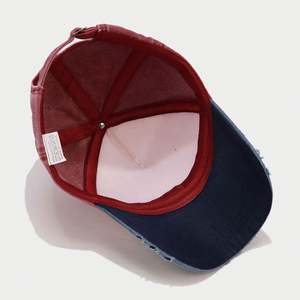 Gorra de béisbol Hole Out para hombre, con logo personalizado, estilo desgastado, ajustable, de algodón lavado clásico, para hombre y mujer - Product Image 6