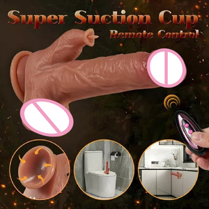 New Arrival 2024 Adiba <strong>Parker</strong> 8.27in Remote Control Silicone Realistic Soft Dildo Licking Tongue for <strong>Women</strong> 9 Vibrating Thrusting - Product Image 3