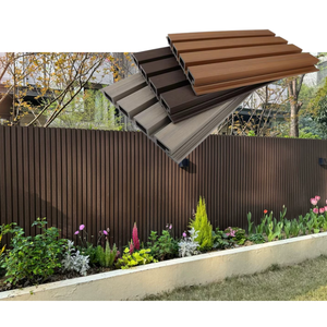 Revestimiento de Pared Exterior Decorativo de WPC Resistente al Agua, Panel de Pared de Madera y Plástico Compuesto Resistente al Fuego - Product Image 6