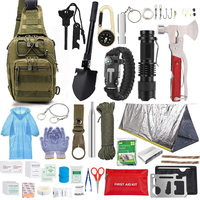 Hongrui vente en gros de kits de camping de chasse en plein air doublure verte sac à dos matériau résistant à l'eau épaisseur fermeture éclair escalade