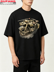 DUPANQ Herren-Motorrad-Kurzarmshirt für CJ750 CJK750 <span class=keywords><strong>URAL</strong></span> M72 DNEPR R71 R75 - Product Image 1