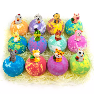 Boule de bain bio personnalisée pour fournitures de bain, marque propre, mousse de bain moussante, bombes de bain moussantes faites à la main - Product Image 1