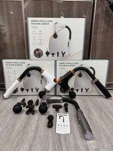 New <span class=keywords><strong>Professional</strong></span> Smart LCD Deep Tissue Massagem Gun Long-Handle U-Shaped Vibração Terapia Alívio da Dor Massageador - Product Image 2