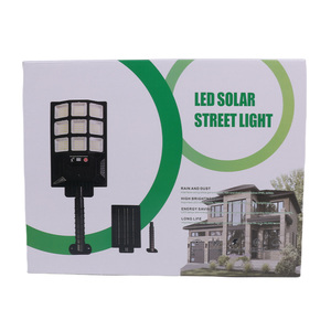 Lampione 200w esterno IP65 LED a energia solare impermeabile integrato con corpo ABS - Product Image 2