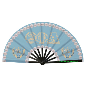 2025 New Zeta Phi Beta Hand <strong>Fan</strong> Greek Sorority Zeta Phi Beta Folding <strong>Fan</strong> with Pearls Hand <strong>Fan</strong> Sorority Gift Wholesale - Product Image 4
