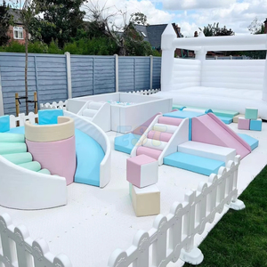 Nouveau design de vente en gros aire de jeux intérieure colorée aire de jeux souple bon marché pour enfants en plastique souple aire de jeux intérieure pour le shopping - Product Image 1