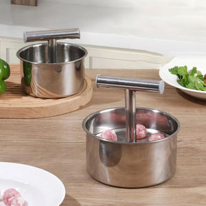 Prensa para Albóndigas 2 en 1, Molde para Hamburguesas y Albóndigas, Herramienta de Cocina de Acero Inoxidable 304 para Hacer Albóndigas Caseras y Falafel - Product Image 3