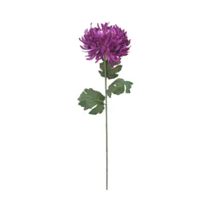 Nuevas ideas de productos 2024 planta de simulación de flores falsas flor artificial crisantemo púrpura al por mayor