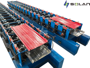 핵심 부품 베어링 및 모터 스탠딩 솔기 금속 지붕 건축 자재 기계 루핑 시트 제작 기계 - Product Image 3