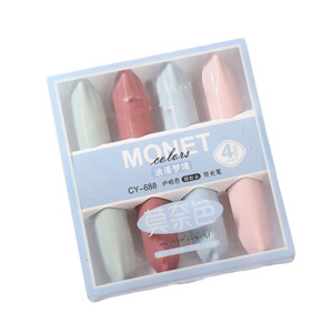 Juegos de bolígrafos Resaltadores de color Morandi de alto nivel de apariencia, regalo promocional para niños, lindos juegos de rotuladores fluorescentes - Product Image 1