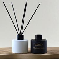 Emballage personnalisé 100ml bouteille ronde en verre de diffuseur de luxe vide avec joint de bouchon à vis