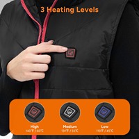 Taille personnalisée imperméable gilet chauffant thermique vêtements de randonnée coupe-vent veste thermique vêtements d'hiver légers