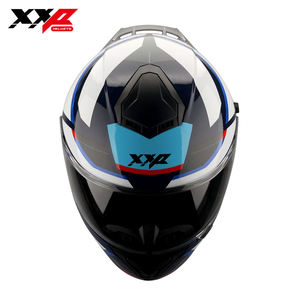 Nouveaux casques de moto intégraux ABS à double visière, grand spoiler, boucle à dégagement rapide, taille XXL, XXP, certifiés DOT, Warrior - Product Image 3