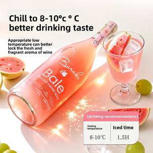 نبيذ فاكهة الجوافة بنكهة جنوب شرق آسيا، 750 مل، 8% كحول، توريد خاص للسوبرماركت المستوردة، بيع بالجملة B2B، زجاجة باراكا - Product Image 1