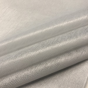 เสื้อผ้าอุปกรณ์เสริม100โพลีเอสเตอร์เคลือบที่ดีเทอร์โมผูกมัดนอนวูฟเวน Interlining เหล็กบนผ้า Interfacing สำหรับเสื้อ (#9040) - Product Image 4