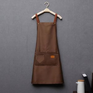 Canvas Kitchen and Oil Proof Adjustable Waiter Waterproof <b>Tool</b> Washable <b>Carpenter</b> Barista Apron - Product Image 6
