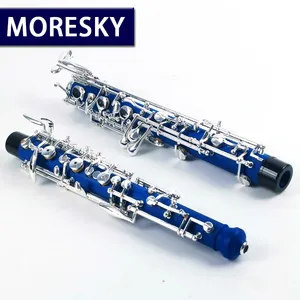 MORESKY Oboe bleu ABS Clé Do Style semi-automatique Cupronickel Nickelé S15 - Product Image 3