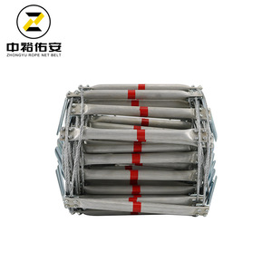 Zhongyu Rope <b>Net</b> Belt Steel <b>Wire</b> Rope Ladder 4ft And Above For High Altitude Rescue Operations - Product Image 1