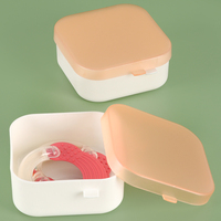 Boîte à sucettes en plastique WEISHENG en forme de fruit compacte, en forme de goutte d'eau, de qualité alimentaire, différentes tailles, pour le développement des dents