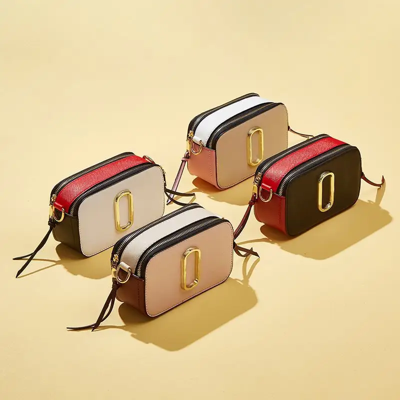2023 Women Camera MJ Purses Leather Women's Marc Messenger Bags Snapshot Bags Designer Luxury Brand Camera Bag